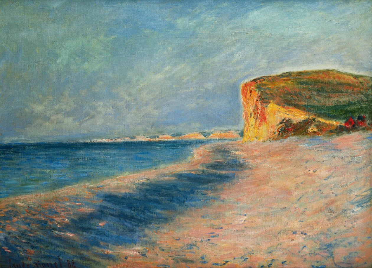 Pourville perto de Dieppe; Pourville Pres de Dieppe, 1882 de Claude Monet