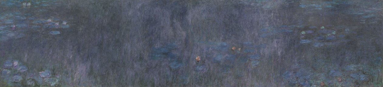 Reflexos de árvores de Claude Monet