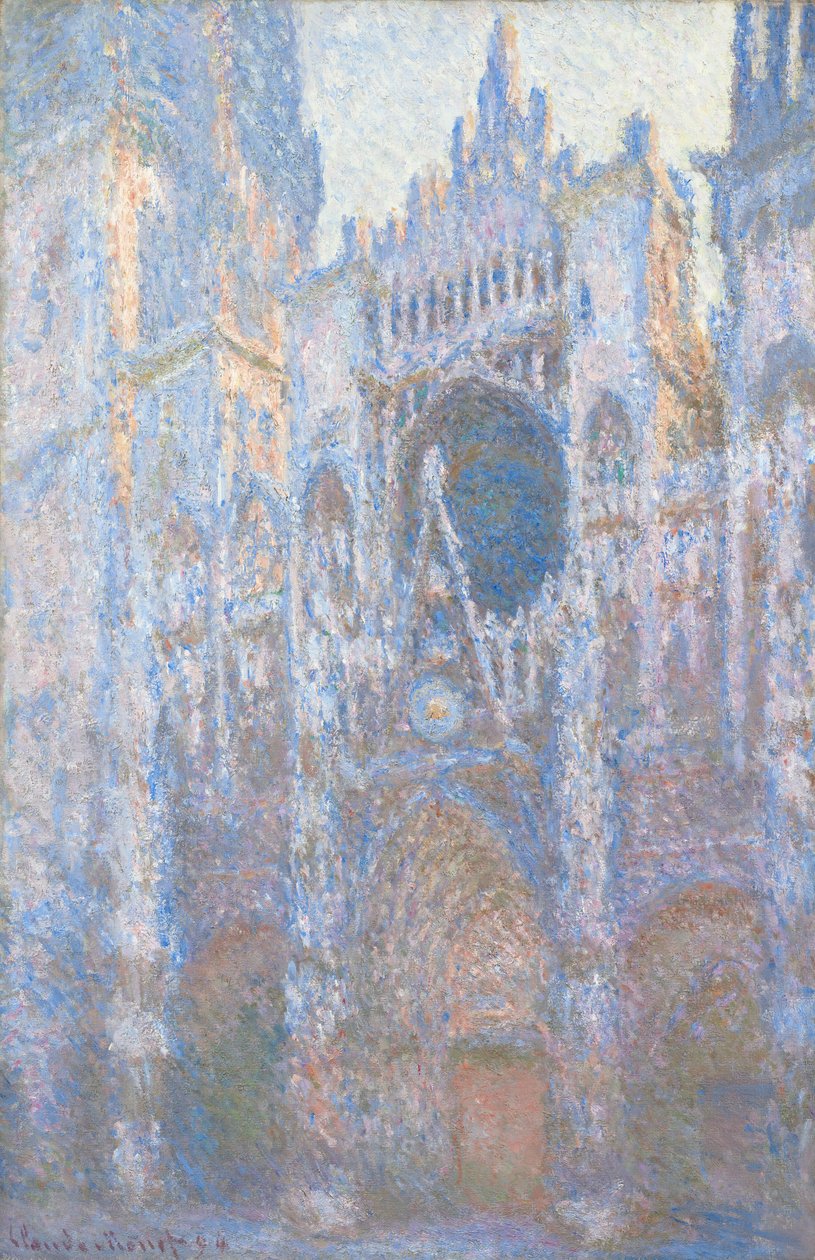 Catedral de Ruão, fachada oeste de Claude Monet