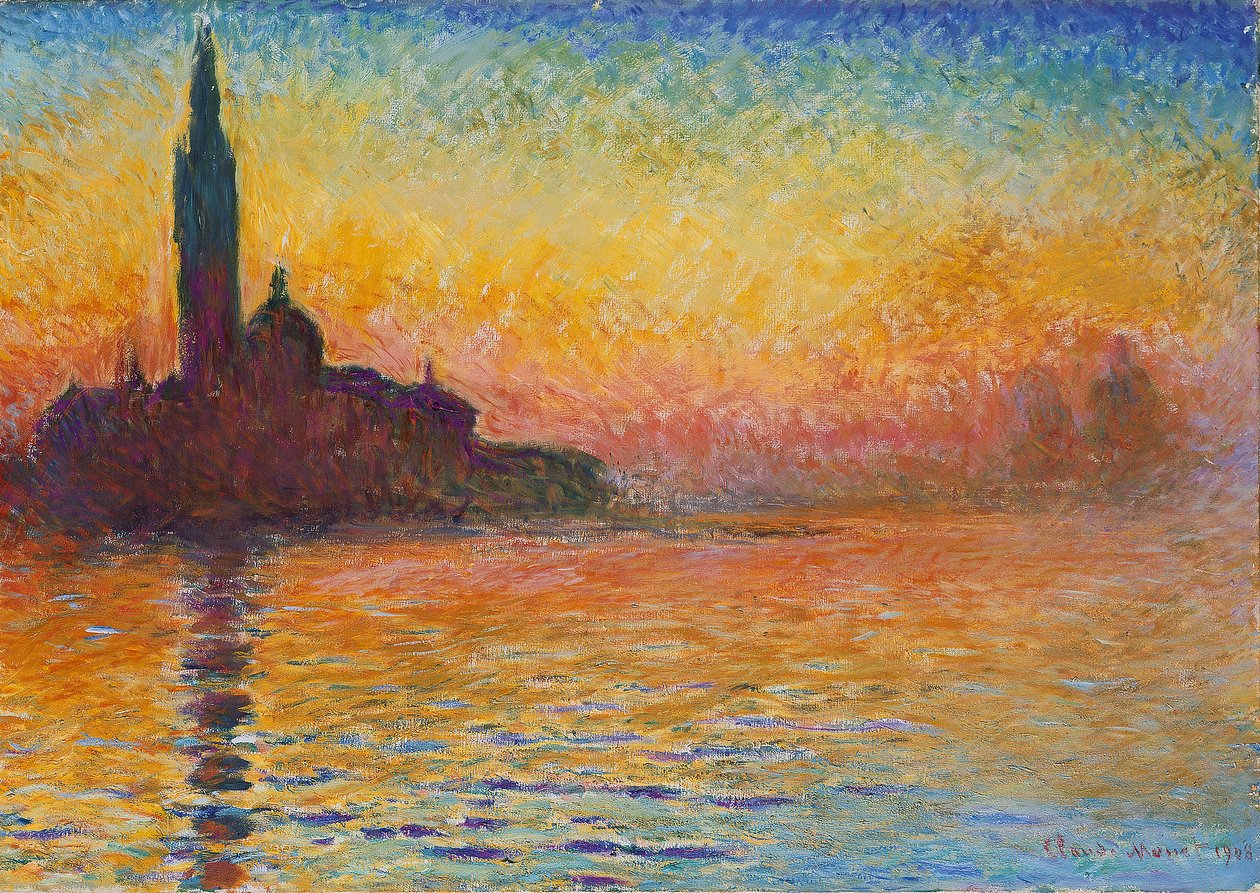 San Giorgio Maggiore ao crepúsculo de Claude Monet
