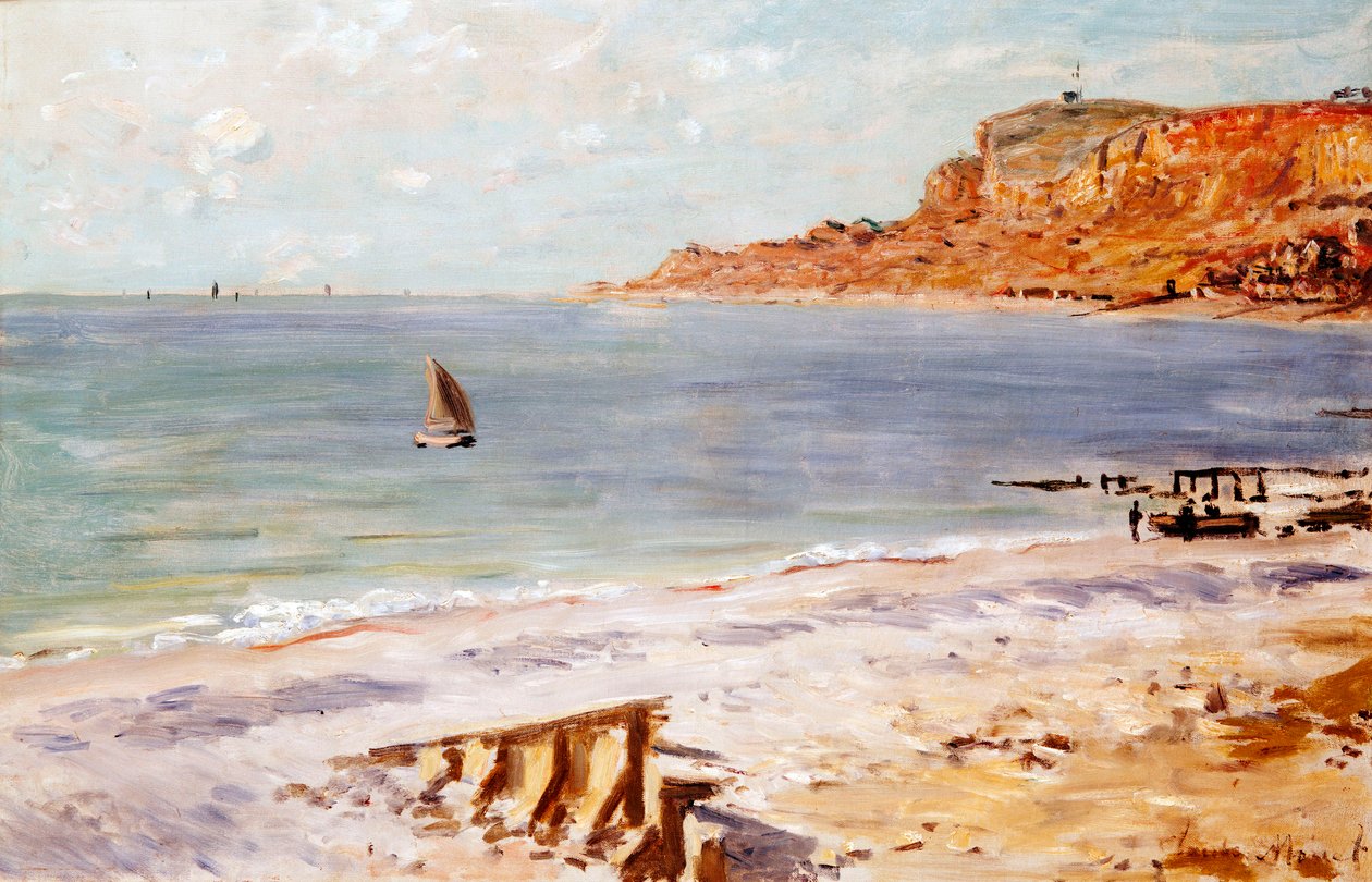 Seascape em Sainte-Adresse de Claude Monet