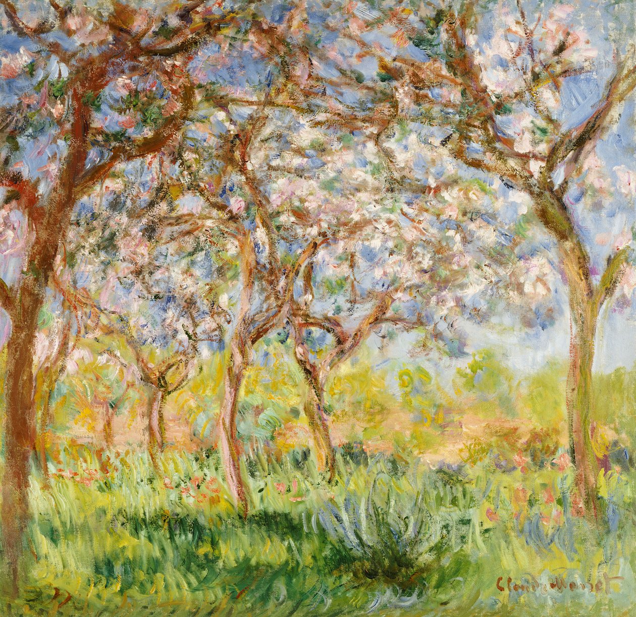 Primavera em Giverny de Claude Monet