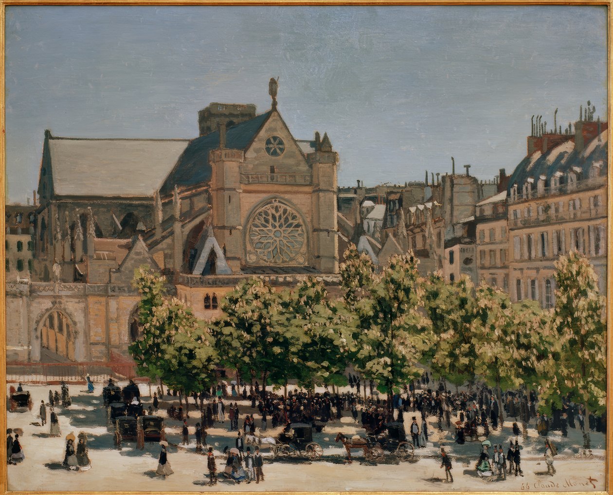 St. Germain l&39;Auxerrois de Claude Monet