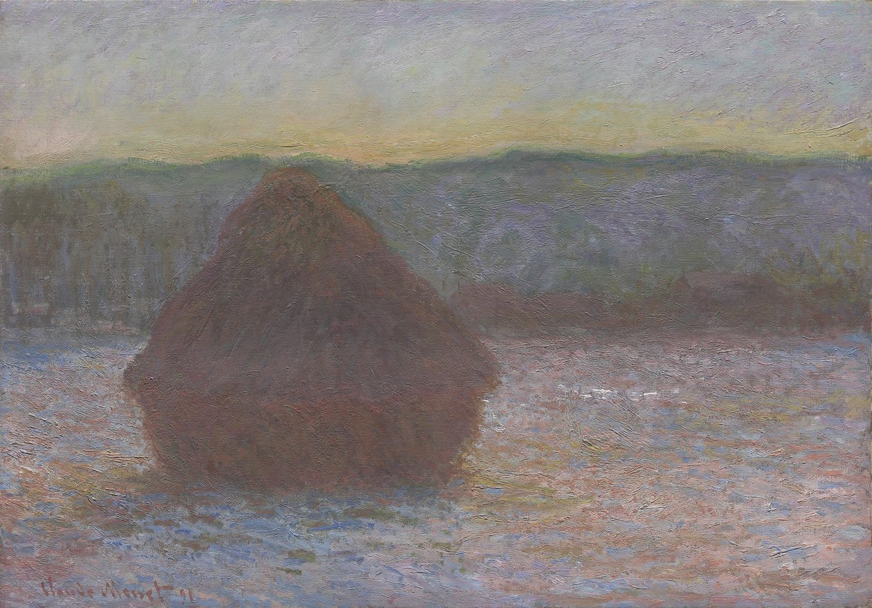 Pilha de trigo de Claude Monet