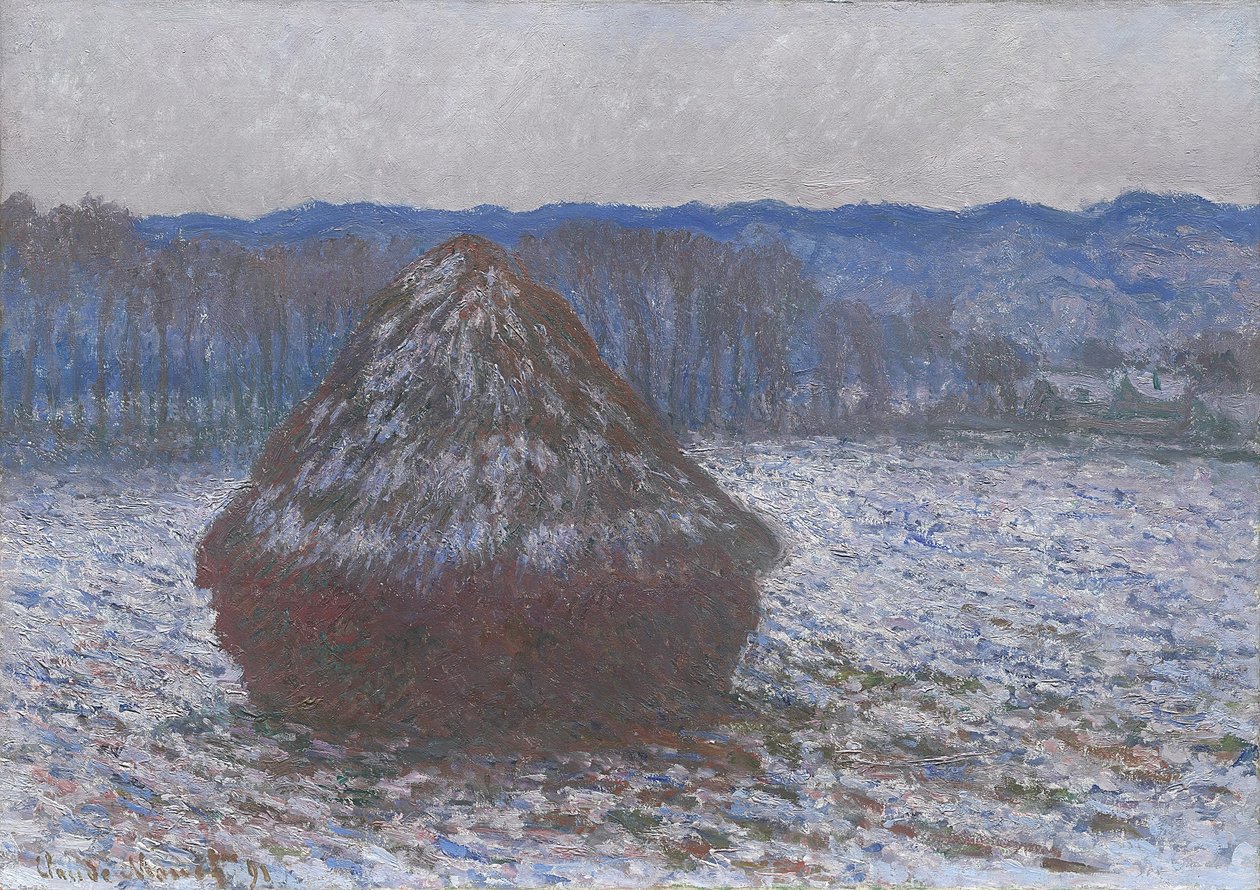 Pilha de trigo, 1890-91 de Claude Monet