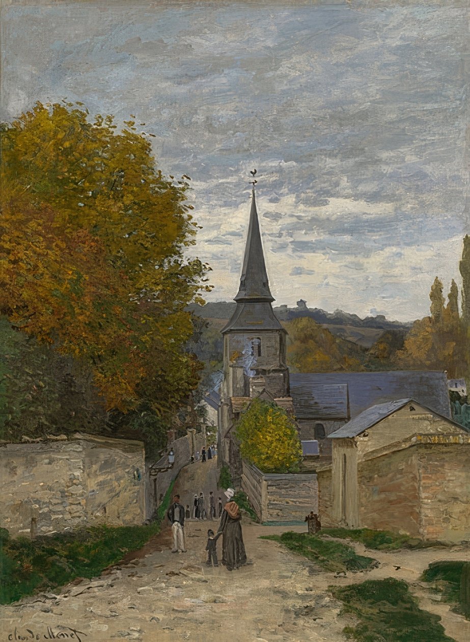 Rua em Sainte-Adresse. 1867 de Claude Monet