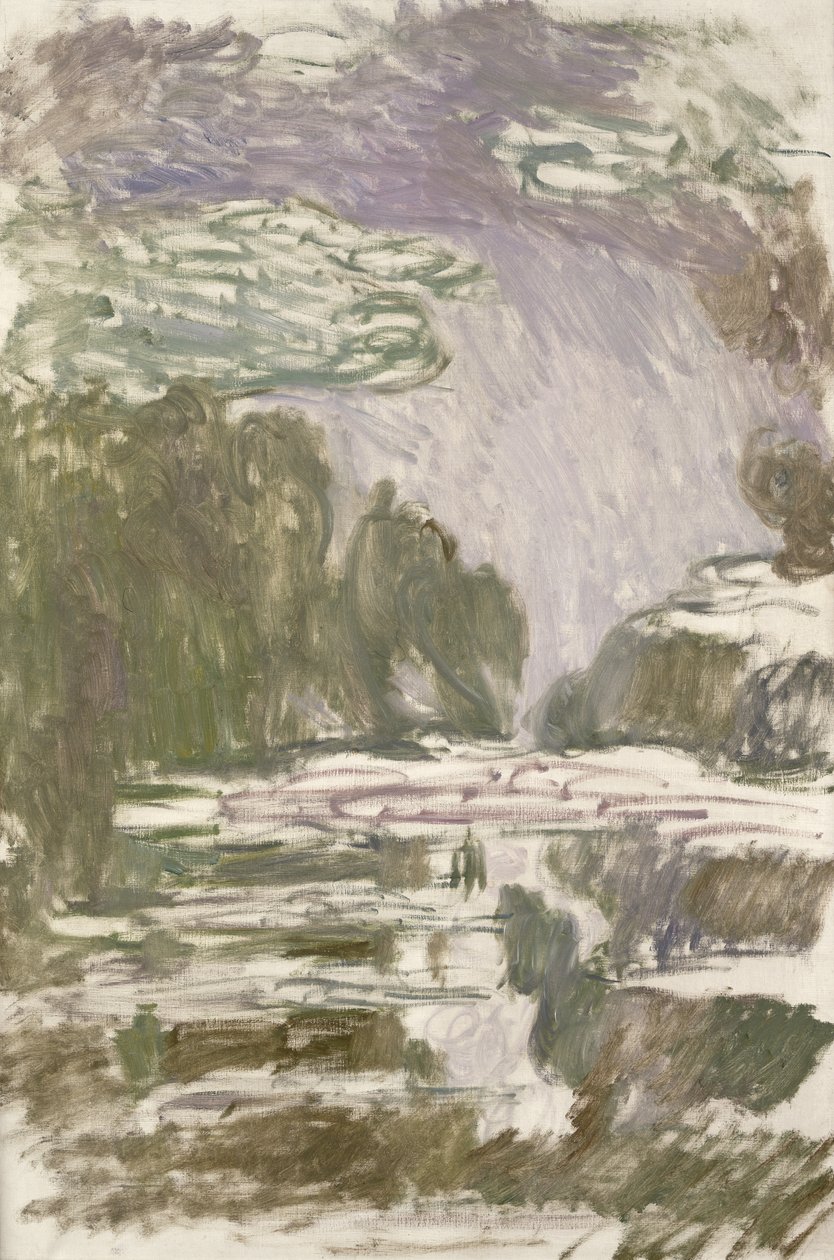Estudo para os nenúfares, 1907 de Claude Monet