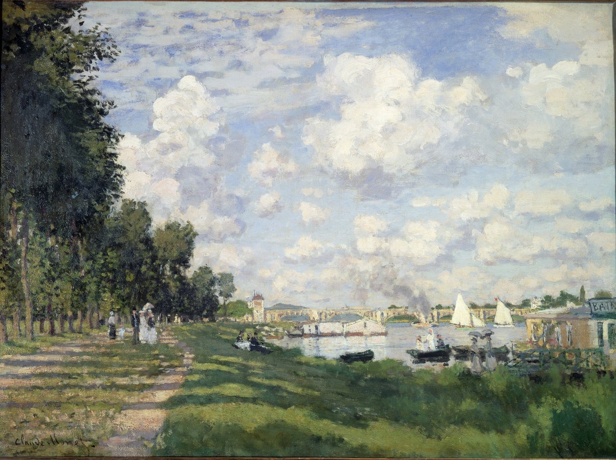 A bacia de Argenteuil de Claude Monet
