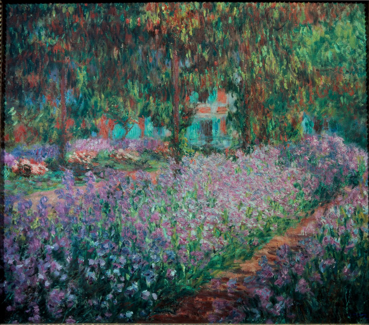 O jardim do artista em Giverny de Claude Monet