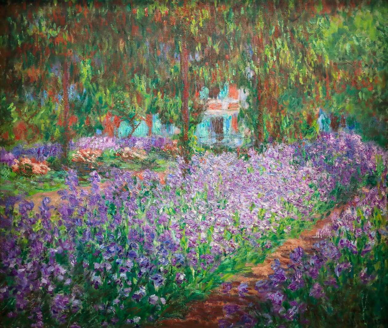 O jardim do artista em Giverny de Claude Monet