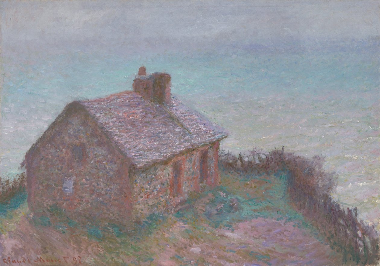 A alfândega de Varengeville de Claude Monet