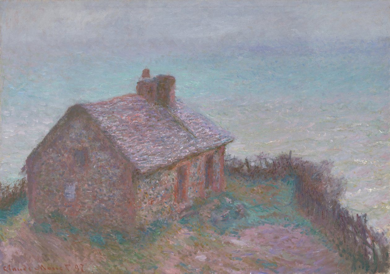 A Alfândega de Varengeville, 1897. de Claude Monet