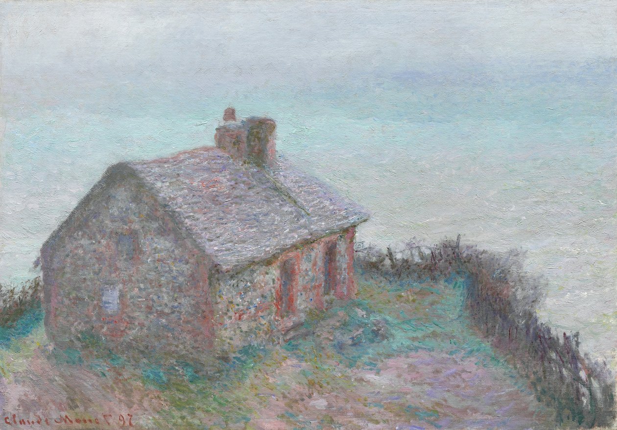 A Alfândega de Varengeville, 1897 de Claude Monet