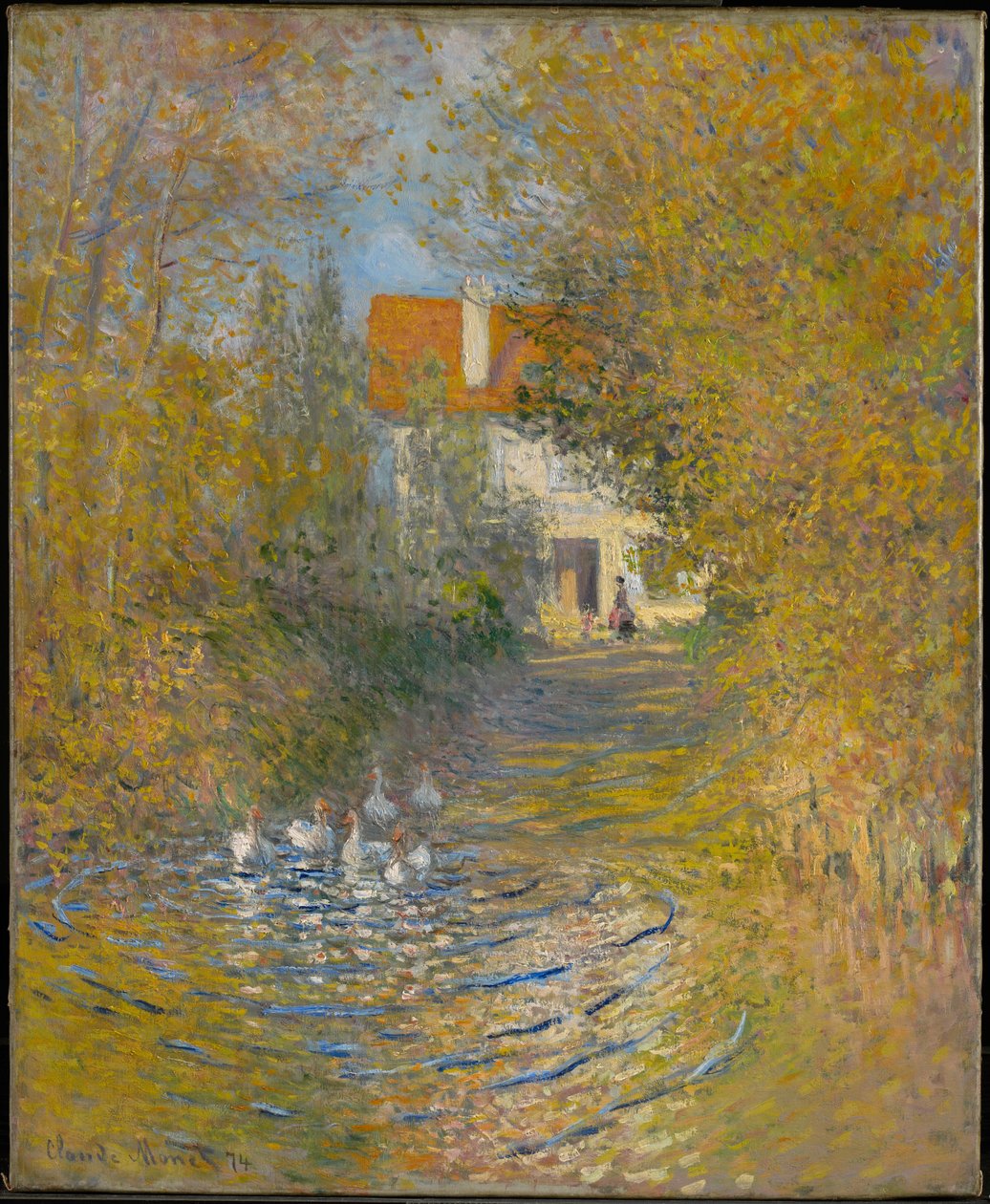 Os Gansos de Claude Monet