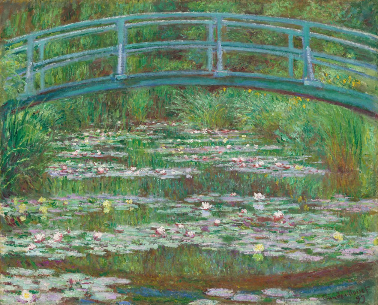 A passarela japonesa de Claude Monet