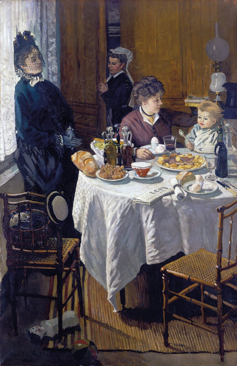 O almoço de Claude Monet