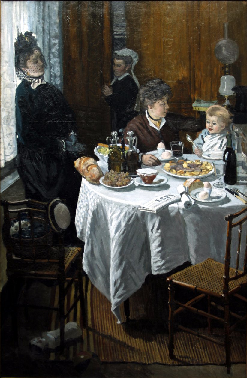 O almoço de Claude Monet