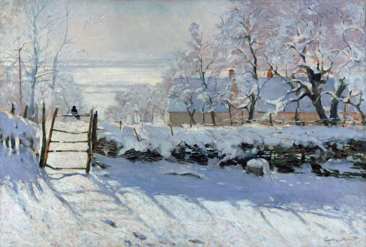 The Magpie, 1869 de Claude Monet