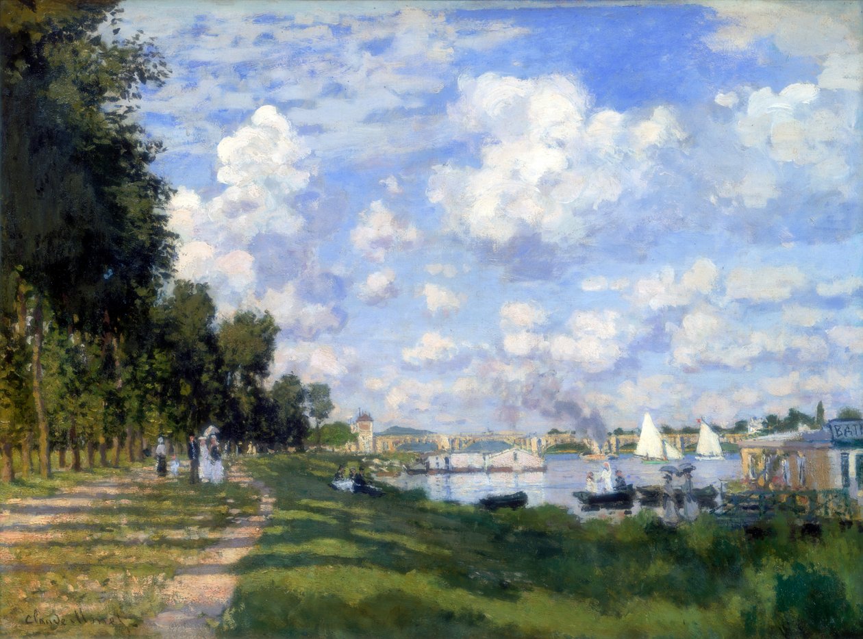 A Marina de Argenteuil, 1872 de Claude Monet