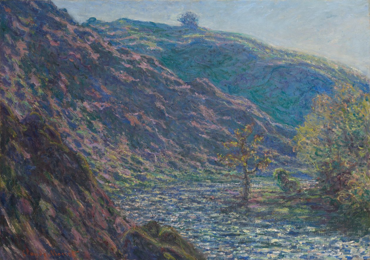 O rio Petite Creuse de Claude Monet