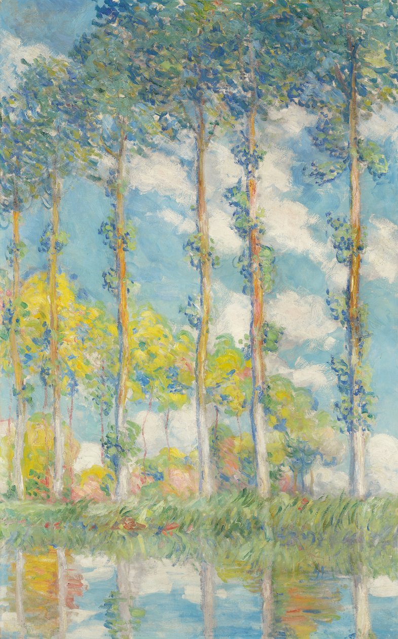 Os álamos; Les Peupliers, 1891 de Claude Monet