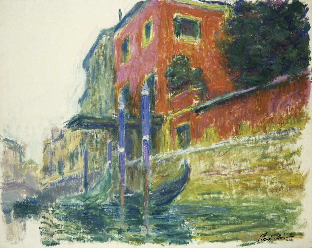 A casa vermelha; A Casa Vermelha, 1908 de Claude Monet