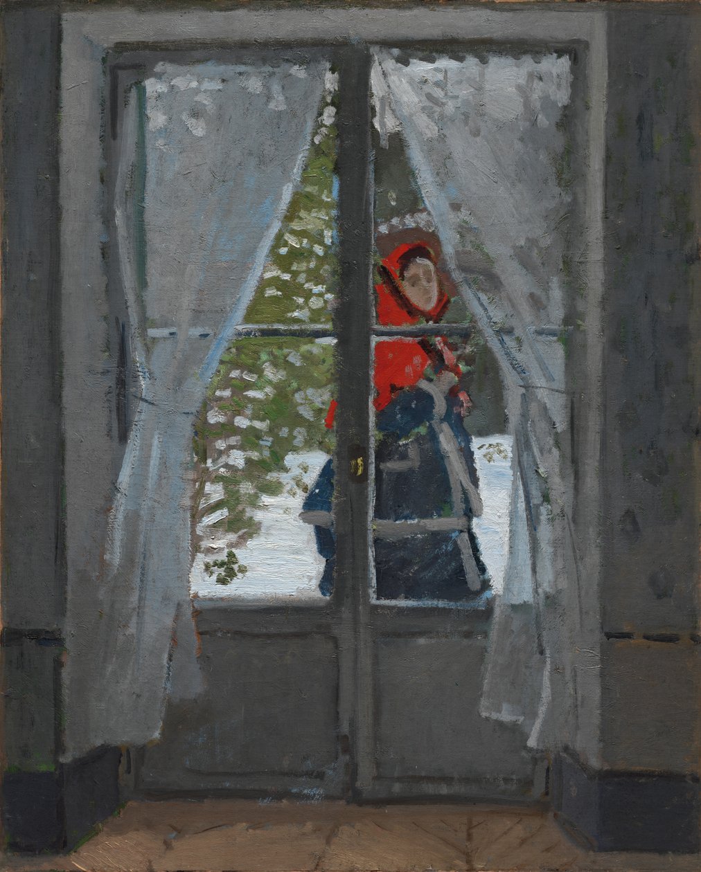 O lenço vermelho de Claude Monet