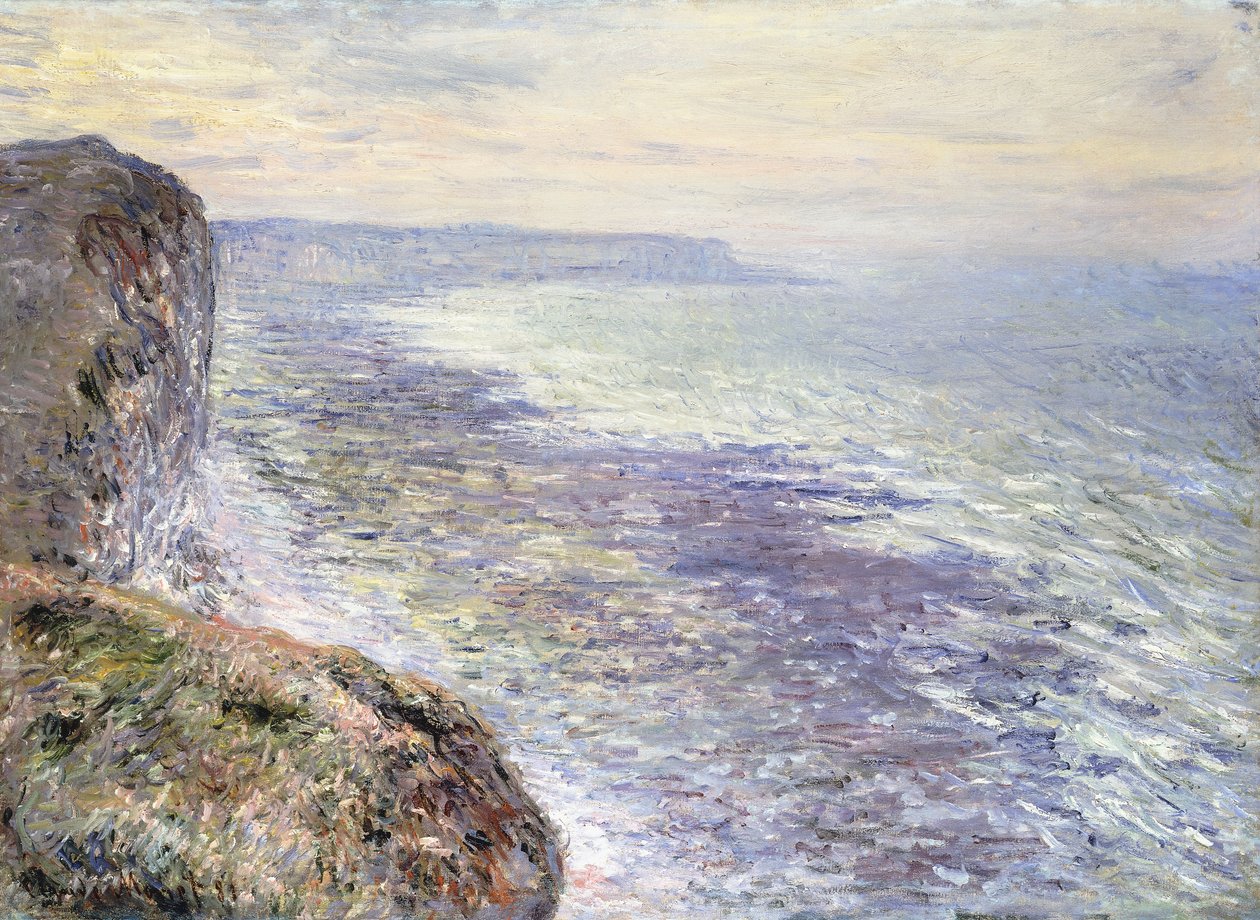 O mar perto de Fecamp; Pres de Fecamp, Marine, 1881 de Claude Monet