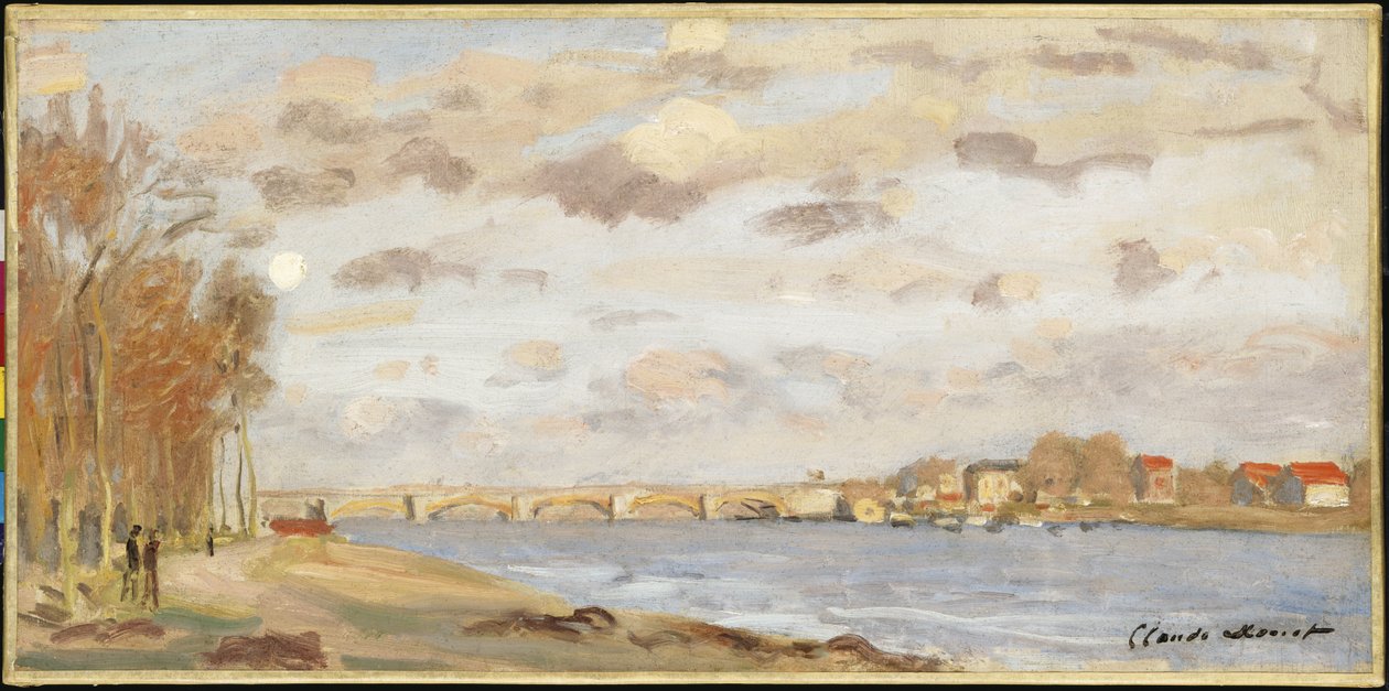 O Sena em Argenteuil, 1872 de Claude Monet