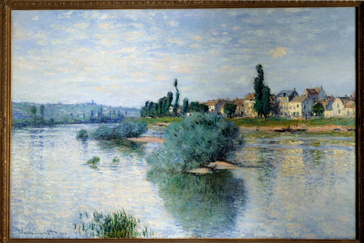 O Sena em Lavacourt de Claude Monet