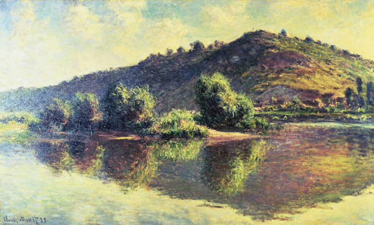 O Sena em Port-Villez, 1883 de Claude Monet