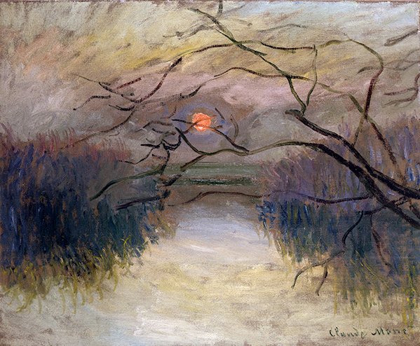 O Sena em Vetheuil (óleo sobre tela) de Claude Monet
