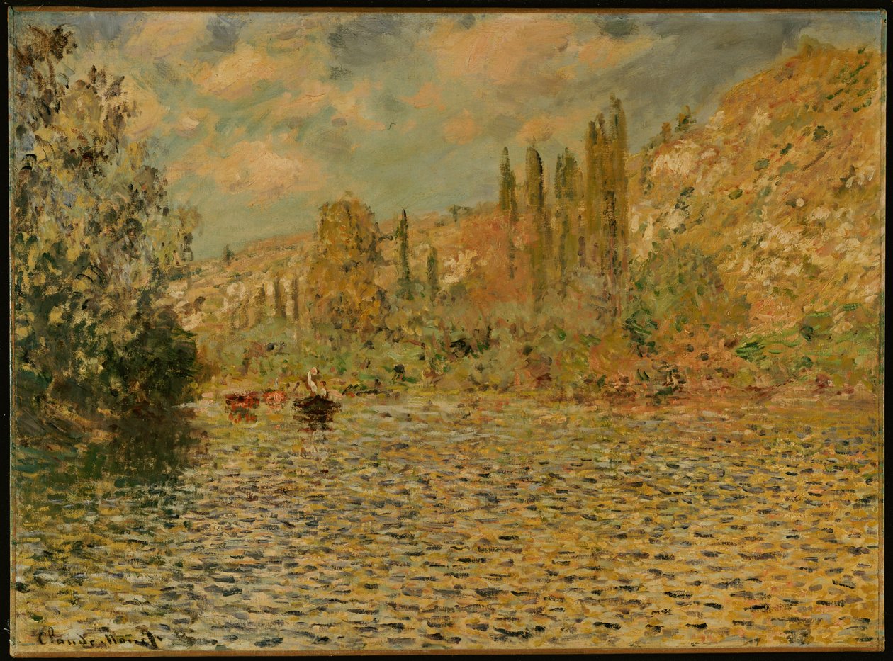 O Sena em Vetheuil de Claude Monet