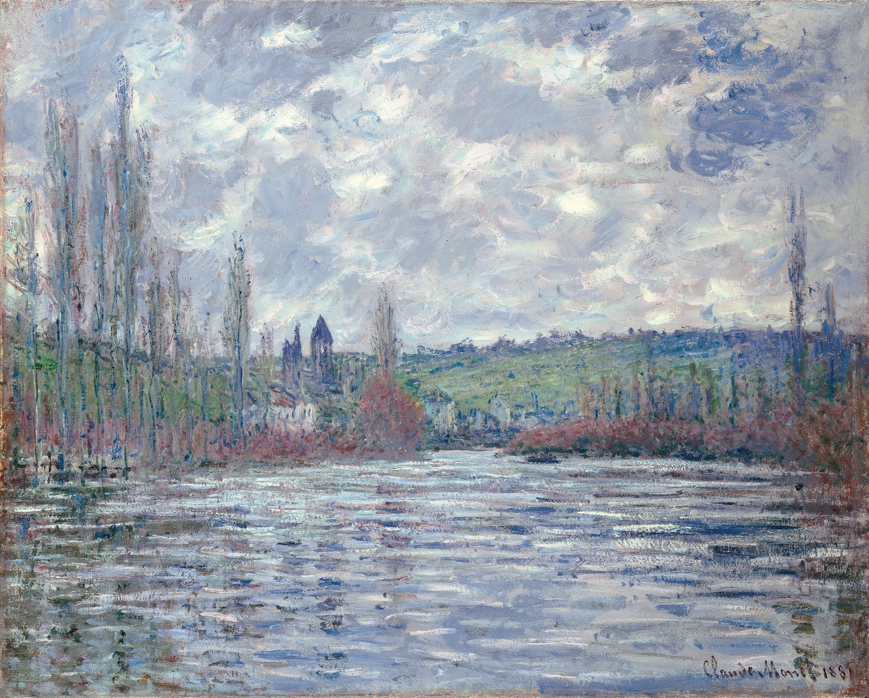 O Sena em inundação em Vetheuil, 1881 de Claude Monet