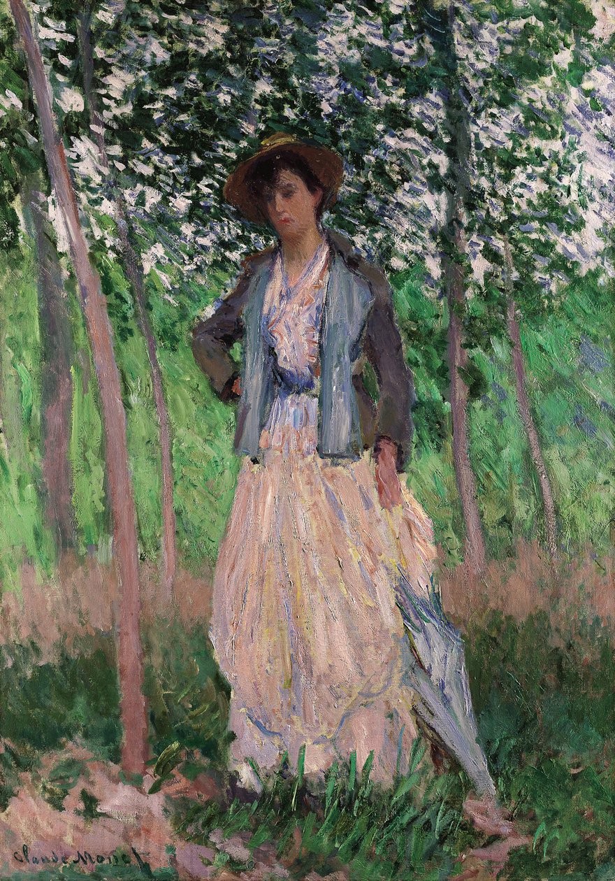 O carrinho de criança (Suzanne Hoschedé), 1887 de Claude Monet