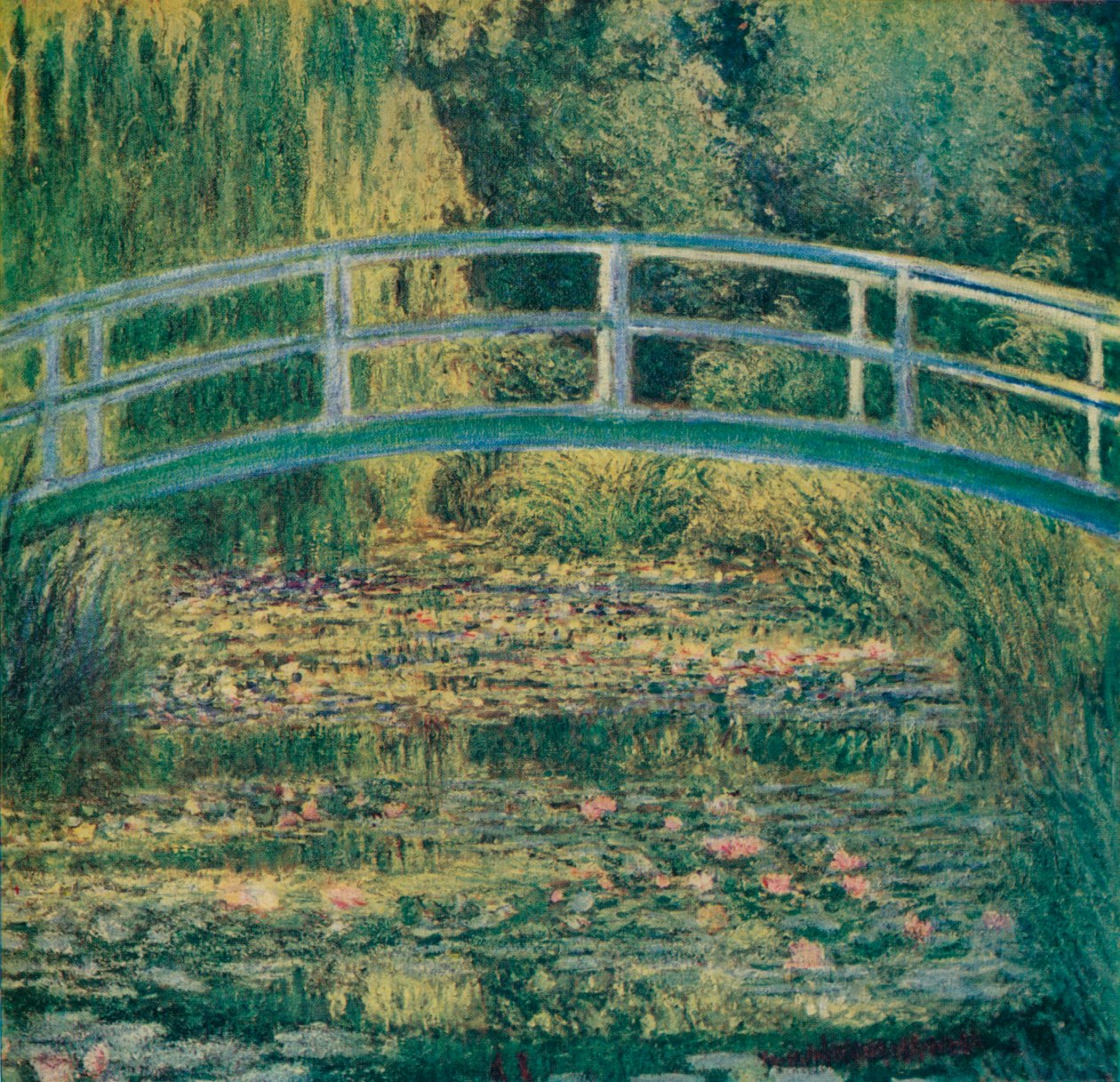 A lagoa do lírio d&39;água, 1899 de Claude Monet