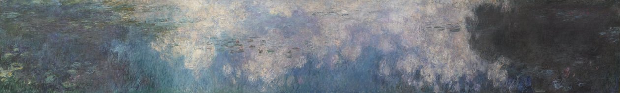 Os nenúfares - as nuvens, 1914-1926 de Claude Monet