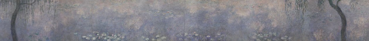 Os nenúfares - os dois salgueiros, 1914-1926 de Claude Monet