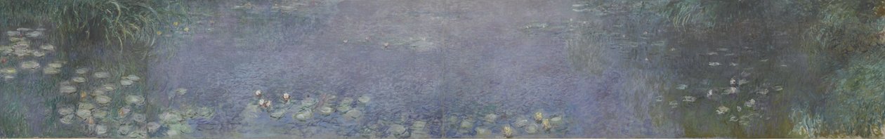 Os nenúfares - reflexões de árvores, 1914-1926 de Claude Monet