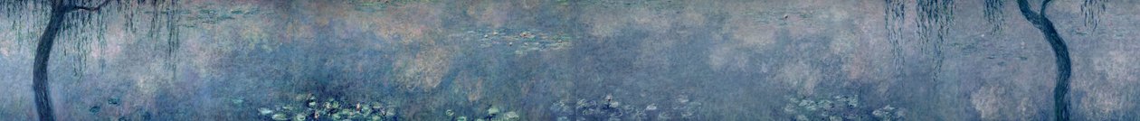 Os nenúfares, os dois salgueiros, c.1915-26 de Claude Monet
