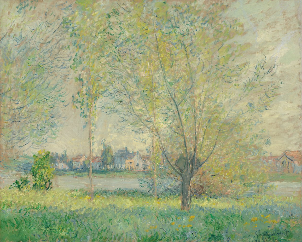 Os Salgueiros de Claude Monet