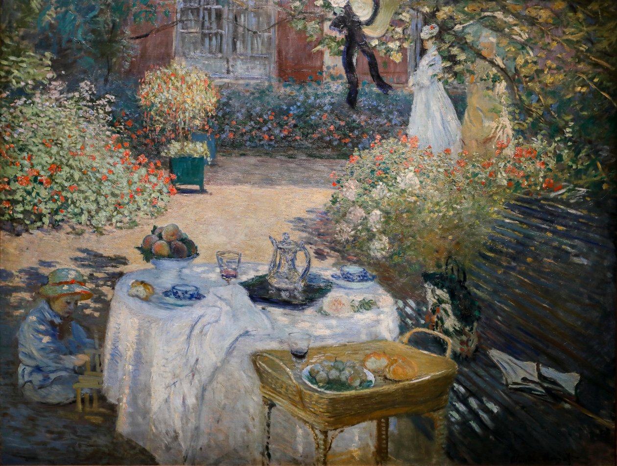 O almoço: painel decorativo de Claude Monet