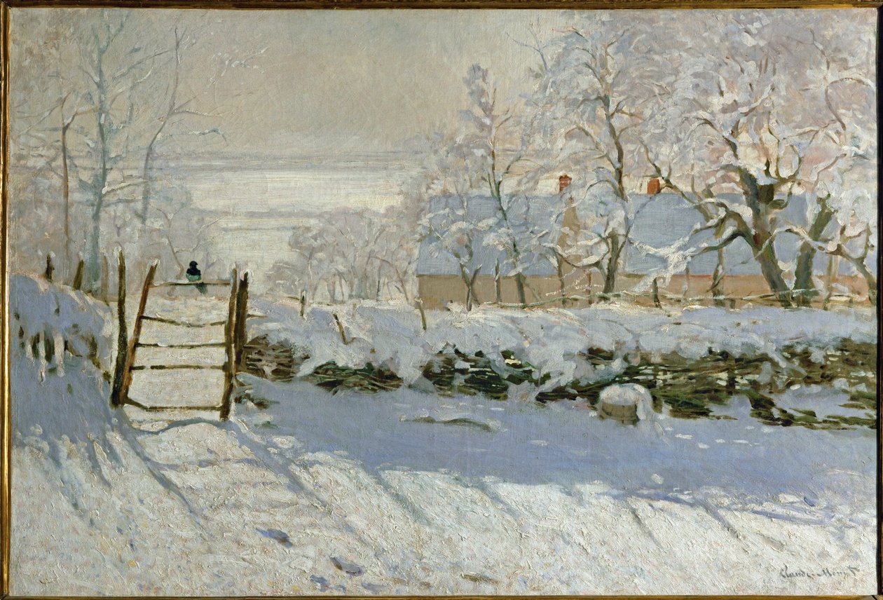 A pega (óleo sobre tela) de Claude Monet
