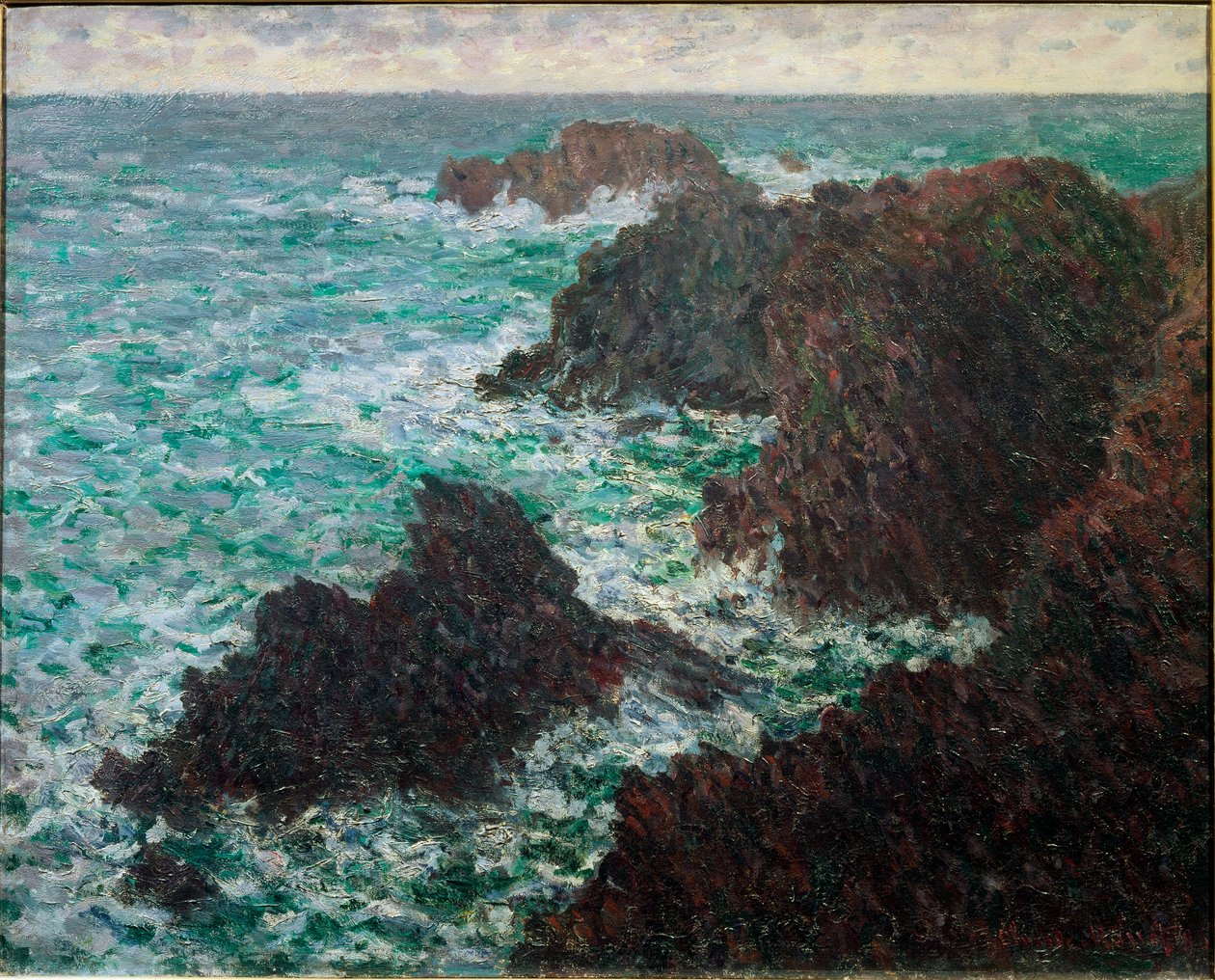 As rochas de Belle-Ile, a costa selvagem de Claude Monet