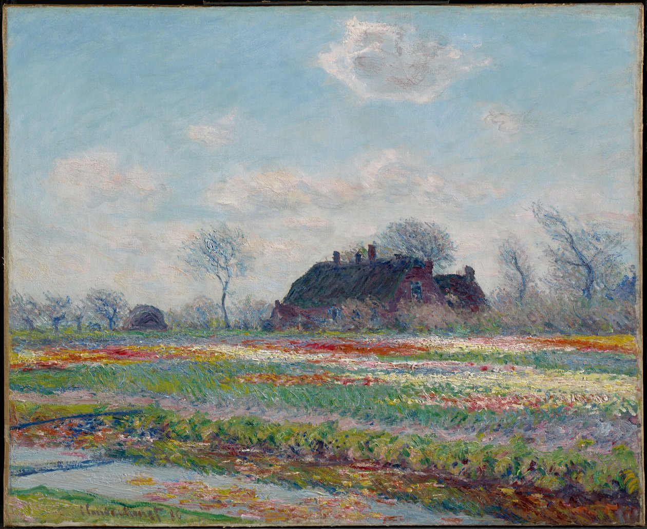 Campos de tulipas em Sassenheim de Claude Monet