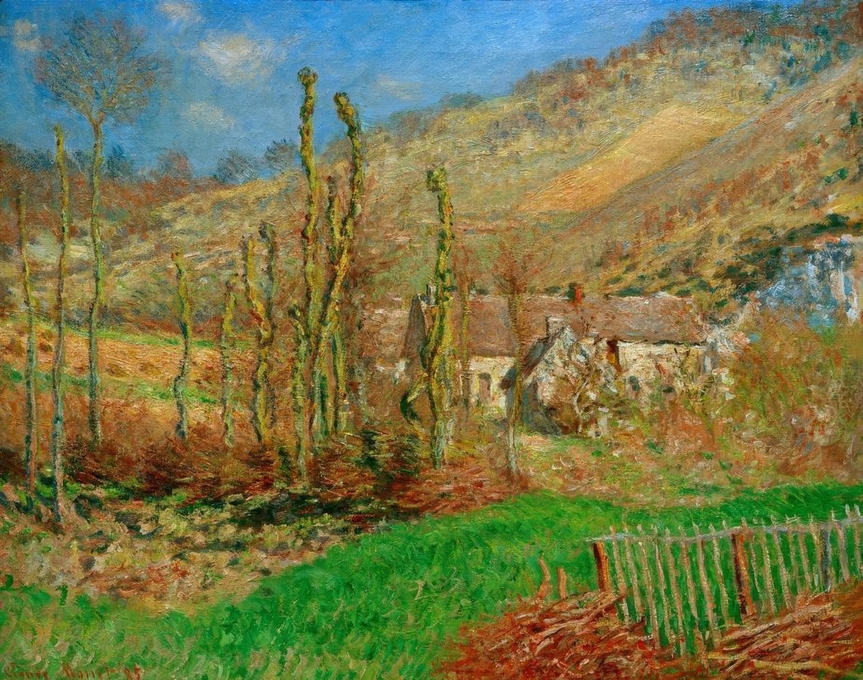 Val de Falaise no inverno de Claude Monet