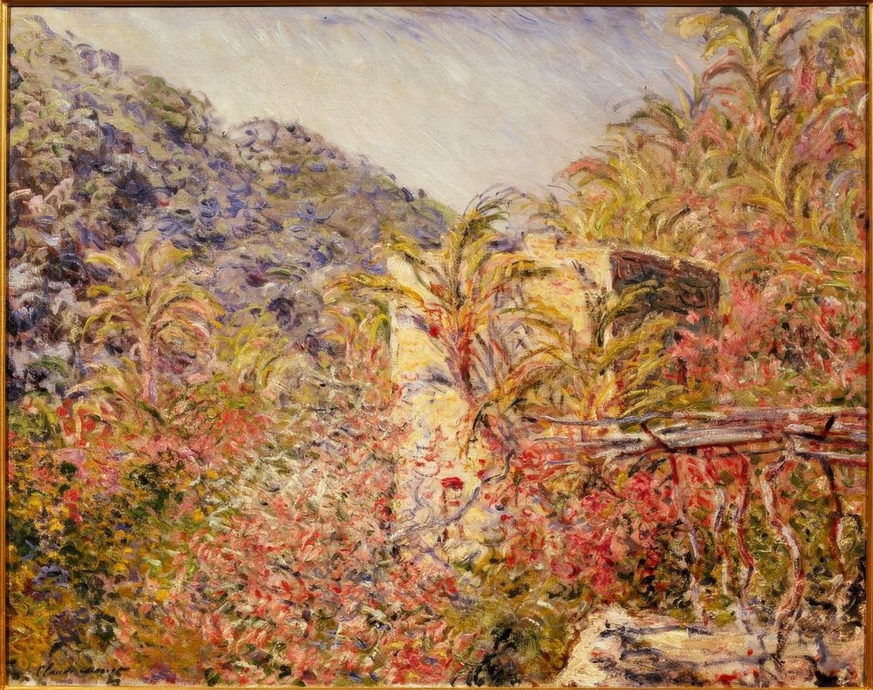 Sasso Valley, efeito do sol de Claude Monet