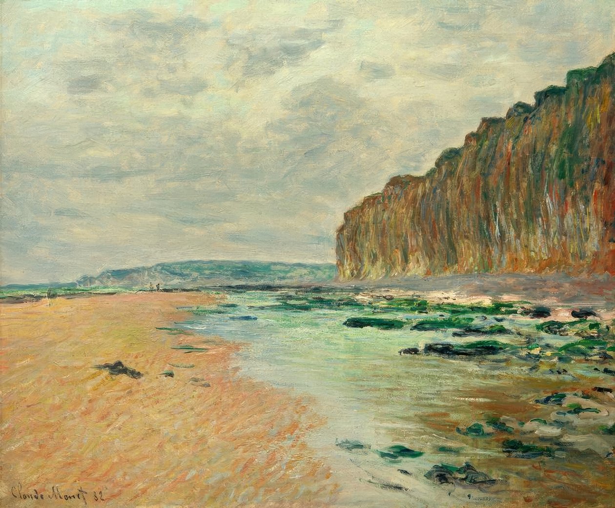 Varengeville, maré baixa de Claude Monet