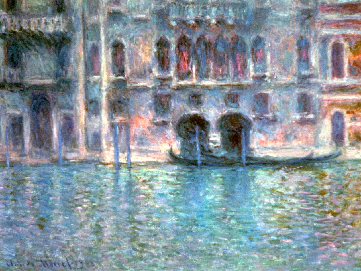 Veneza, Palazzo Da Mula, 1908 de Claude Monet