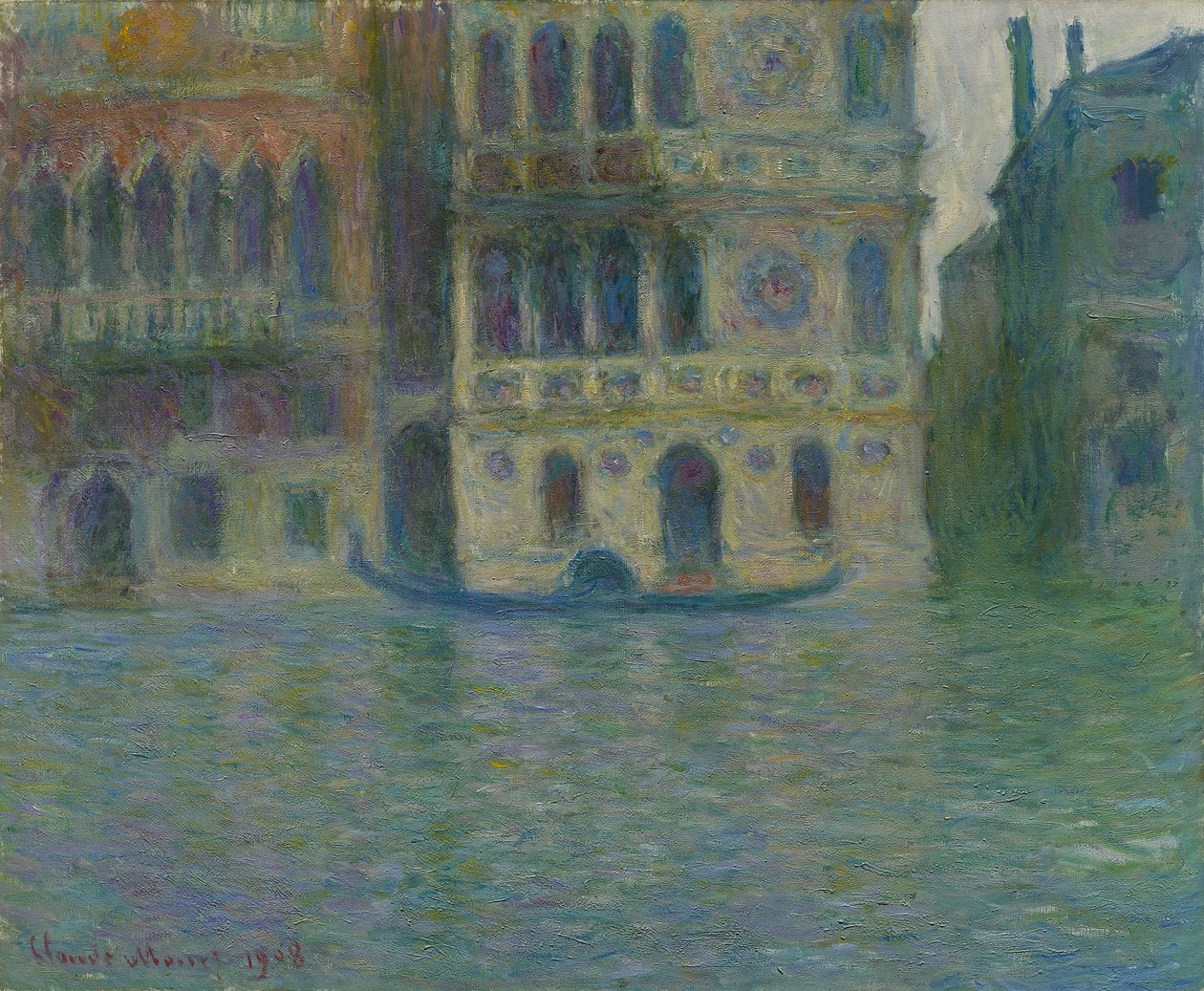 Veneza, Palazzo Dario, 1908 de Claude Monet